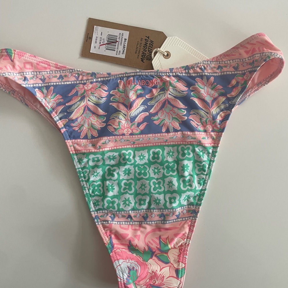 🌊 Billabong Havana Fit Skimpy Bikini Bottom NWT | Women’s Large 12 Beach Swim - Picture 4 of 5